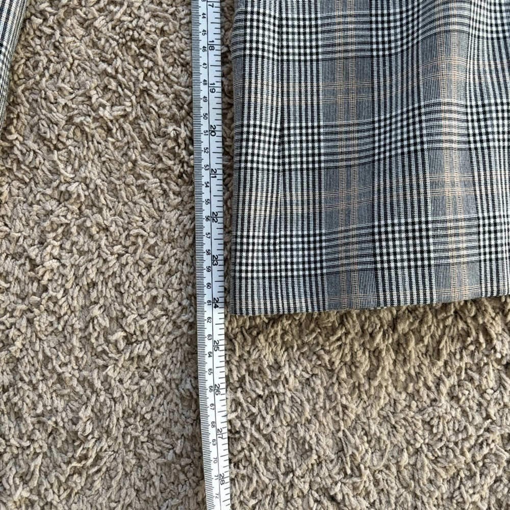 Aritzia Little Moon Malva Plaid Check Wide Pants - Picture 8 of 11